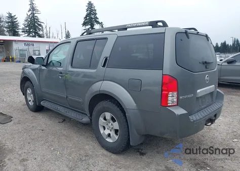 2007 Nissan Pathfinder Se z USA, uszkodzony, nr VIN 5N1AR18W97C606118
